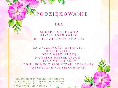 Podziękowanie